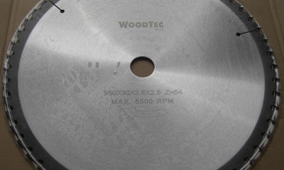 Пила дисковая Ø350 х 30 х 3,6/2,5 Z54 WZ WoodTec