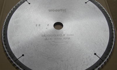 Пила дисковая Ø350 х 30 х 3,6/2,5 Z84 WZ WoodTec