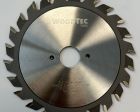 Подрезная составная пила WoodTec для форматно-раскроечных станков Ø125 х 20 x 2,8-3,6 Z = 12 + 12 фото 6