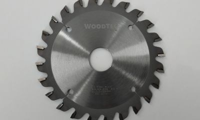 Подрезная составная пила WoodTec для форматно-раскроечных станков Ø125 х 20 x 2,8-3,6 Z = 12 + 12