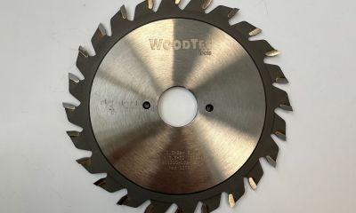 Подрезная составная пила WoodTec для форматно-раскроечных станков Ø125 х 22 x 2,8-3,6 Z = 12 + 12